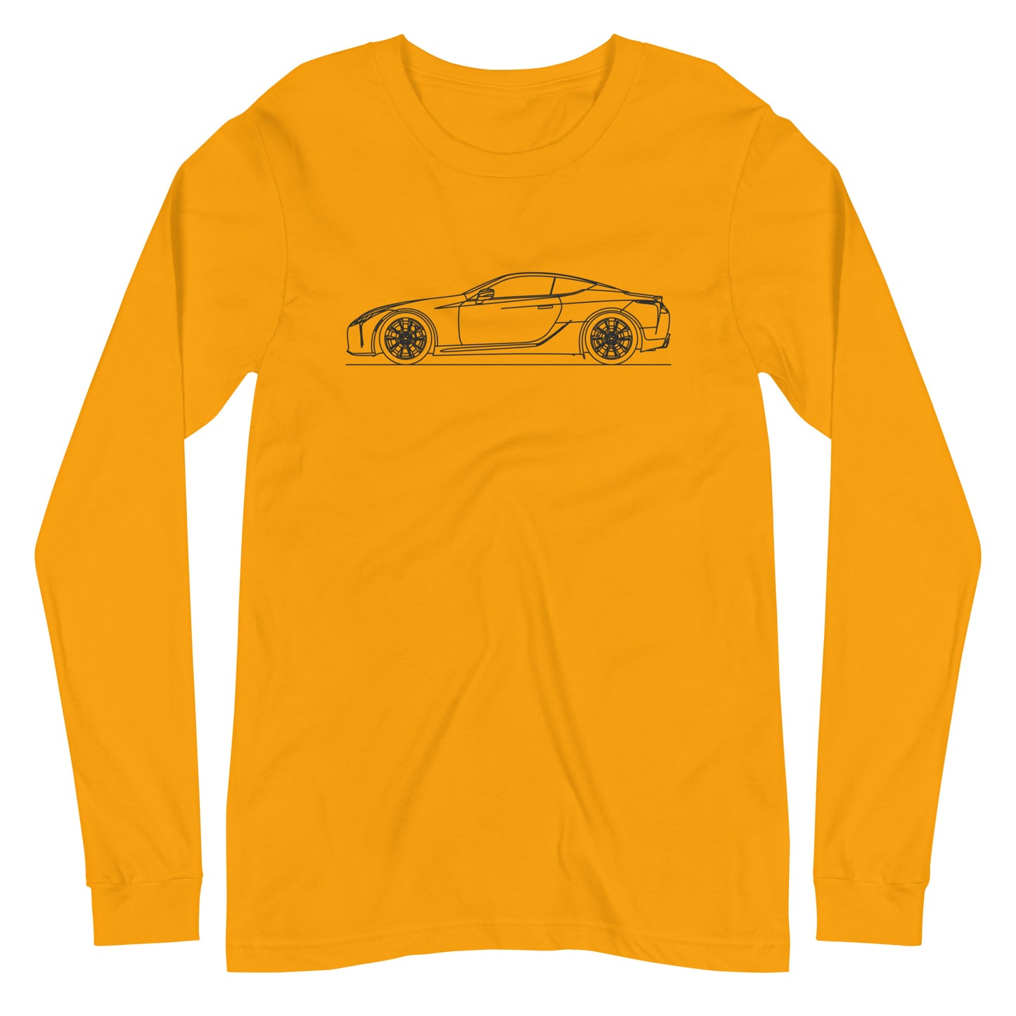 Unisex long sleeve shirt featuring Lexus LC500 design