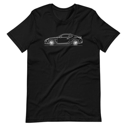 Black Toyota GR86 t-shirt for casual wear