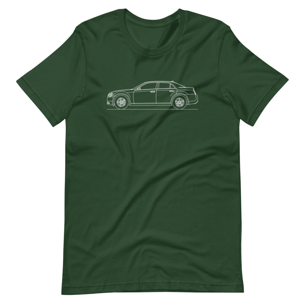 Unisex Chrysler 300C LD t-shirt in forest green