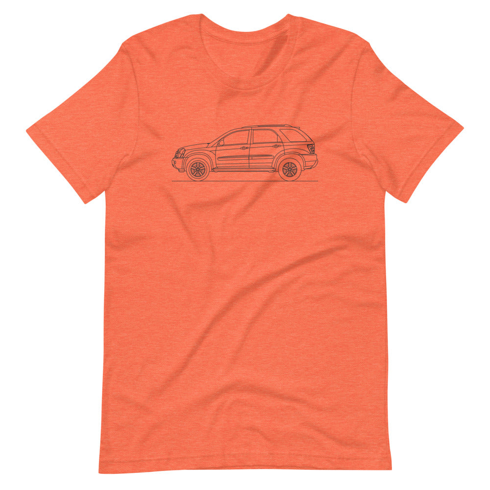 Unisex Chevrolet Equinox t-shirt in heather orange