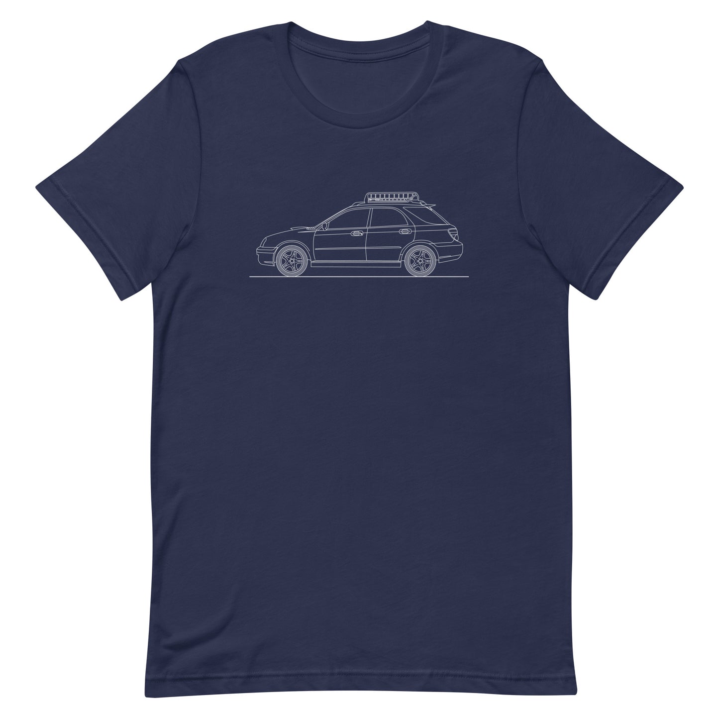 Unisex Subaru WRX Blobeye T-shirt in navy