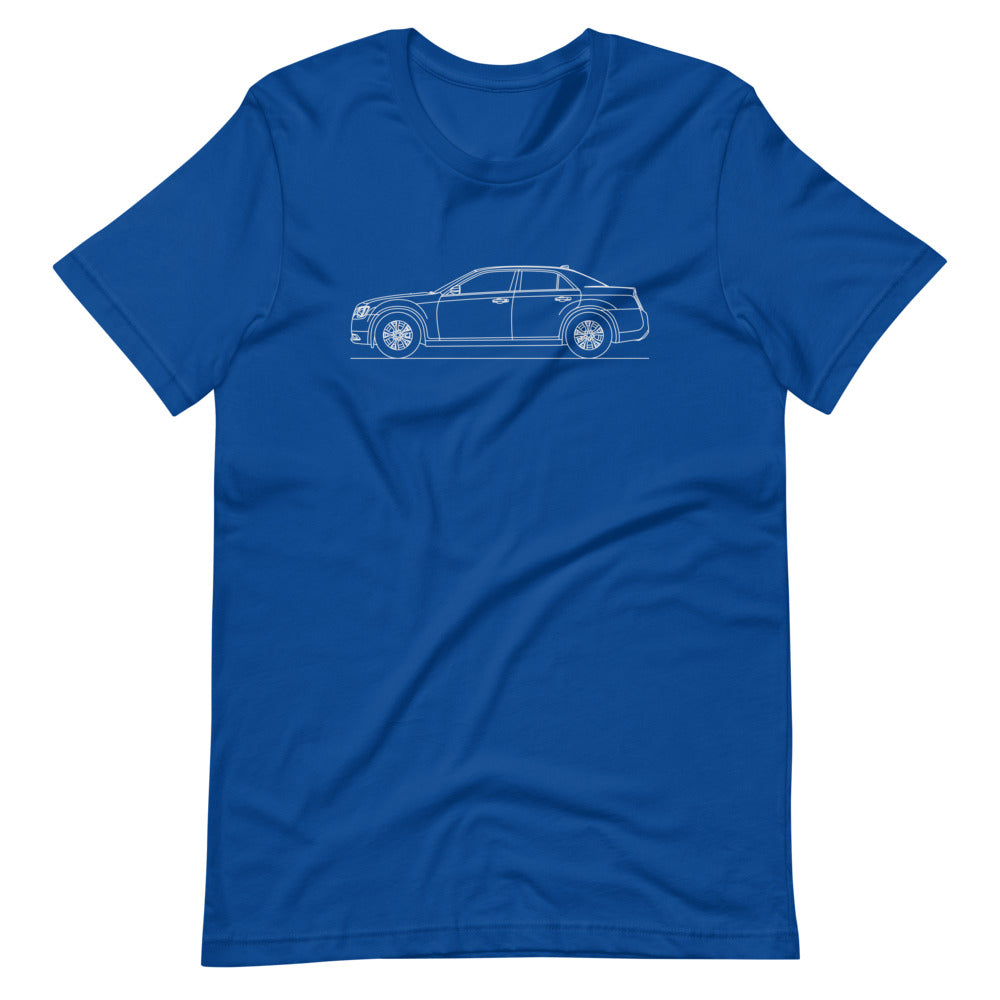 Chrysler 300C LD outline stylish T-shirt design